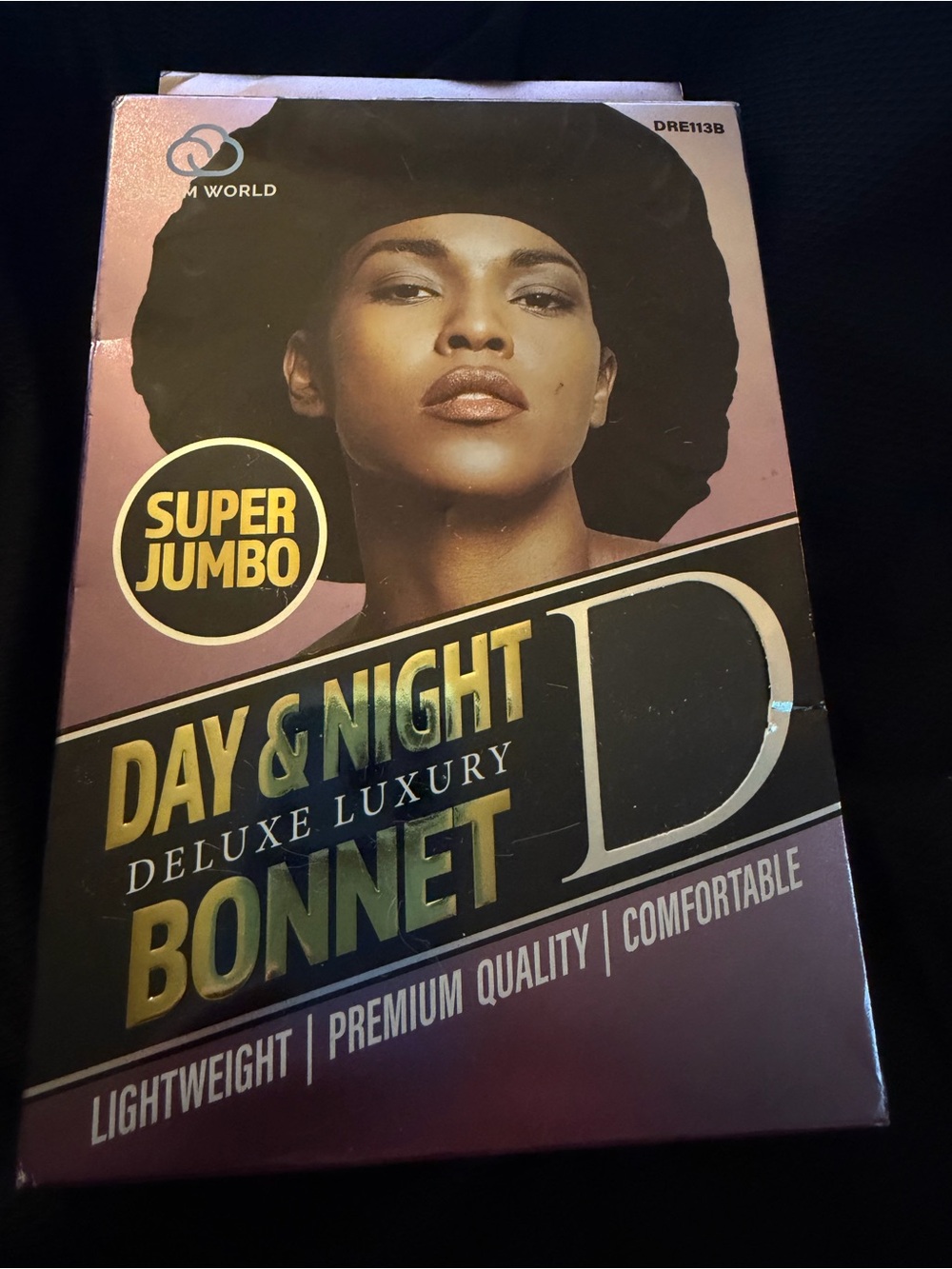 Day & Night Deluxe Luxury Bonnet - Super Jumbo, Black